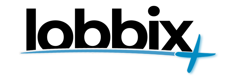 Logo escuro da Lobbix+
